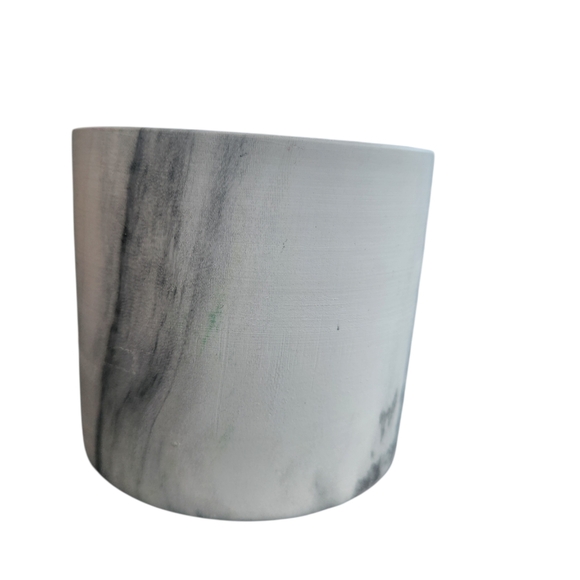 Marble pattern planter/pot - Picture 3 of 8